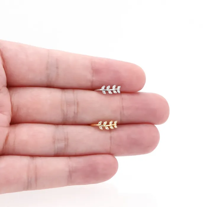 Rings Glitters Tree Branch Non Piercing Fake Nose Ring