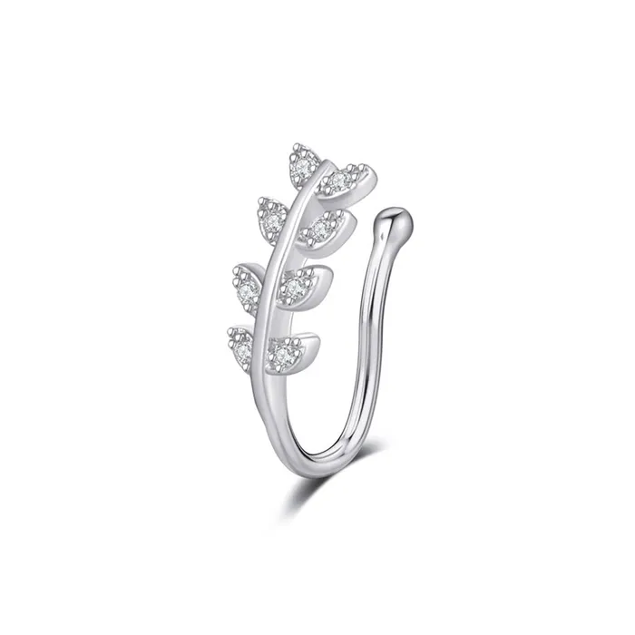 Rings Glitters Tree Branch Non Piercing Fake Nose Ring