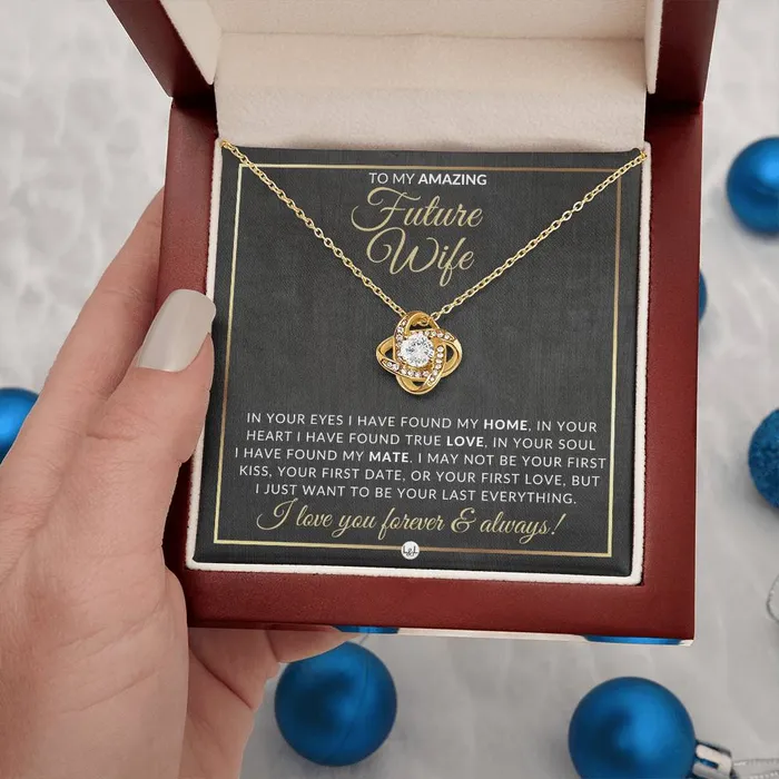 ShineOn Fulfillment Unique Gift For Future Wife Pendant Necklace Sentimental and Romantic Christmas Gift Valentines Day Birthday or Anniversary Present Necklaces