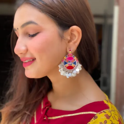 Afgani German Silver Oxidized Jhumki Earrings for Women DESIGN 397 justreal deal Earrings