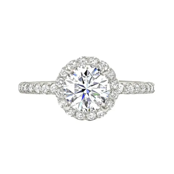 HOWARD Collection Chloe Halo Round Engagement Ring Howard Fine Jewellers Rings