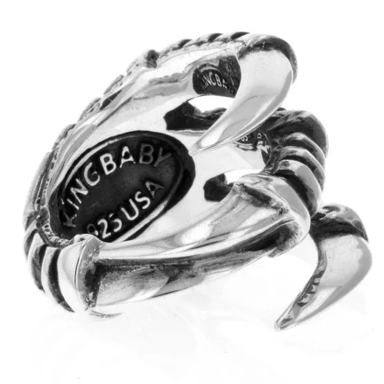 King Baby Large Raven Claw Ring Rings
