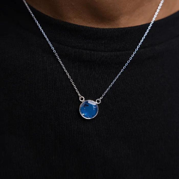 Necklaces Adrian Necklace Silver September Birthstone