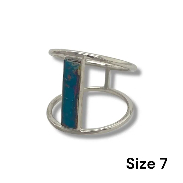 Packard Plant Rings Hattie Cage Ring Silver Size 7