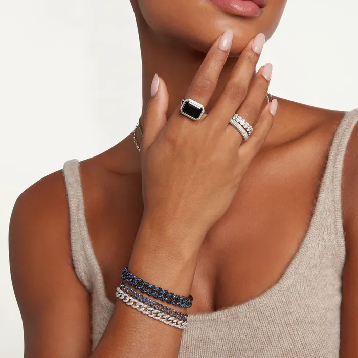 READY TO SHIP BLUE SAPPHIRE ESSENTIAL LINK BRACELET SHAY JEWELRY Bracelets