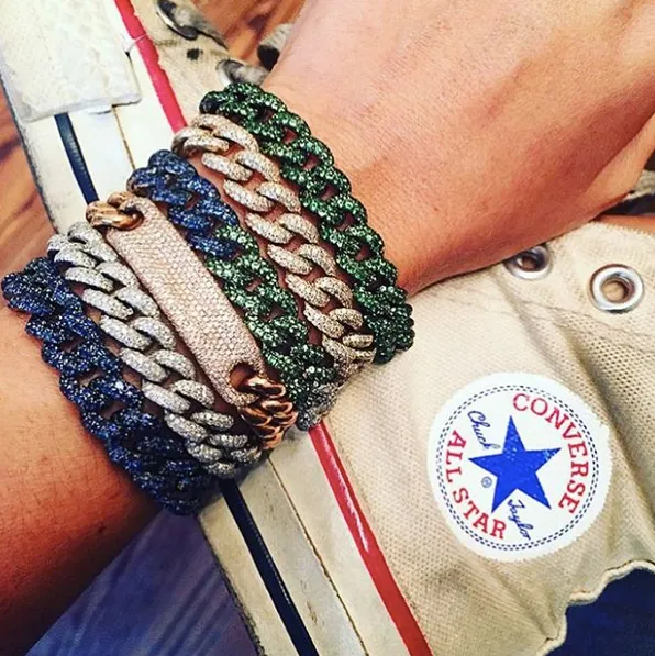 READY TO SHIP BLUE SAPPHIRE ESSENTIAL LINK BRACELET SHAY JEWELRY Bracelets
