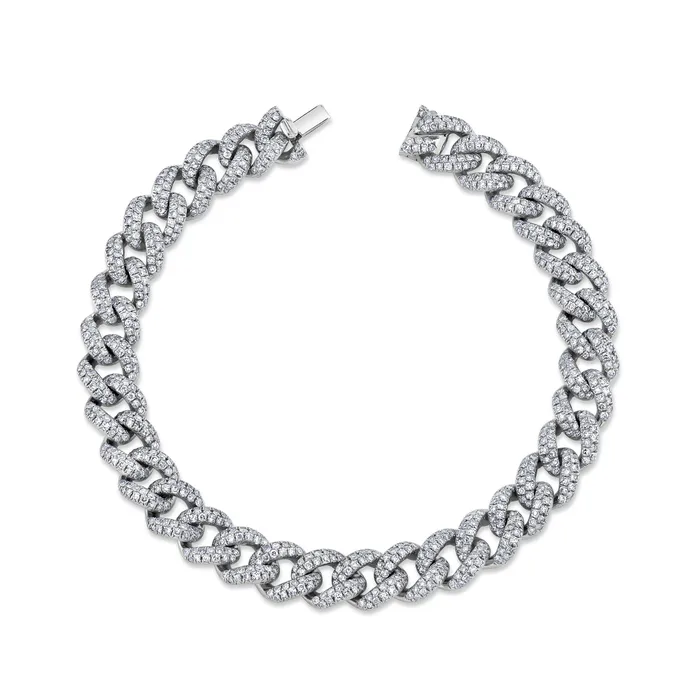 SHAY JEWELRY Bracelets DIAMOND PAVE MEDIUM LINK BRACELET