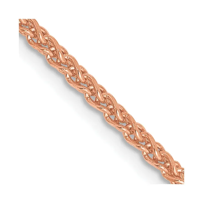 14k Rose Gold 21mm DC Spiga Chain 695 grams Qgold Necklaces