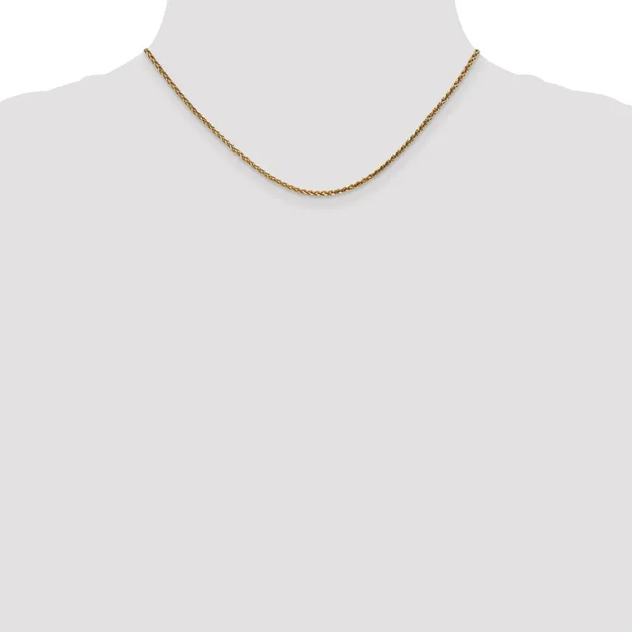 14k Rose Gold 21mm DC Spiga Chain 695 grams Qgold Necklaces