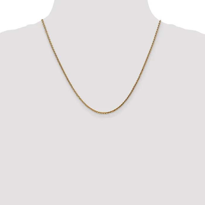 14k Rose Gold 21mm DC Spiga Chain 695 grams Qgold Necklaces