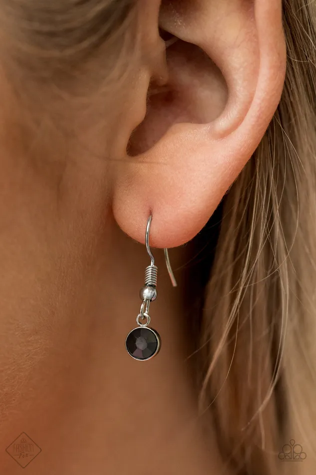 JawDropping Jealous Paparazzi Silver Hematite Teardrop Pendant Fashion Fix March 2019 Exclusive Paparazzi Accessories Necklaces