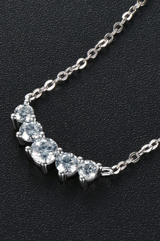 Moissanite Pendant Necklace Trendsi Necklaces