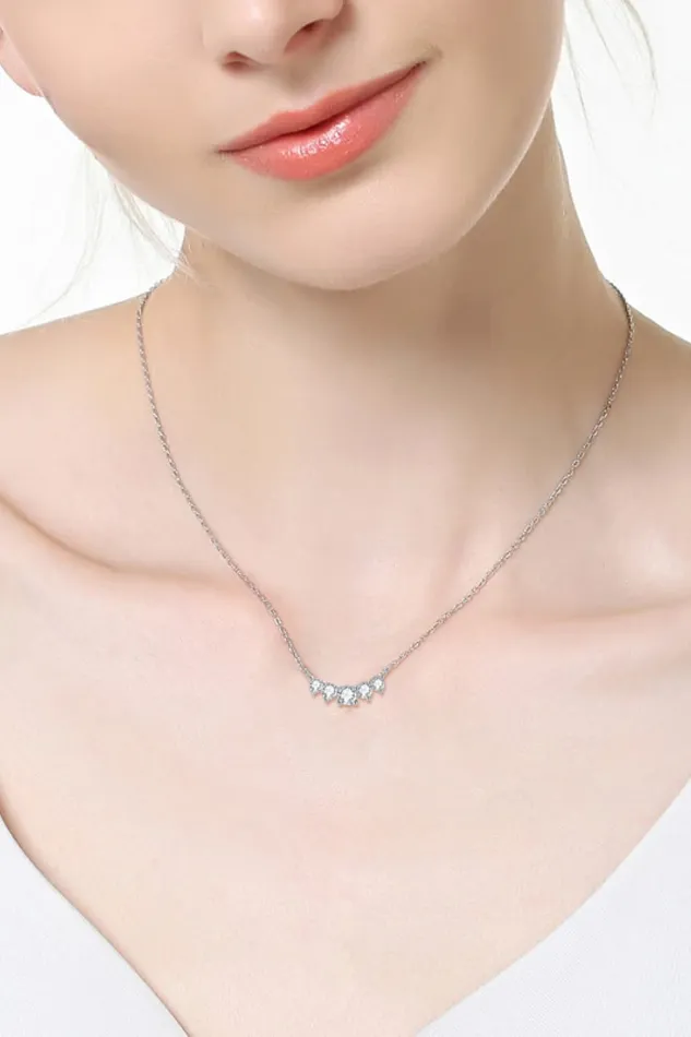 Moissanite Pendant Necklace Trendsi Necklaces