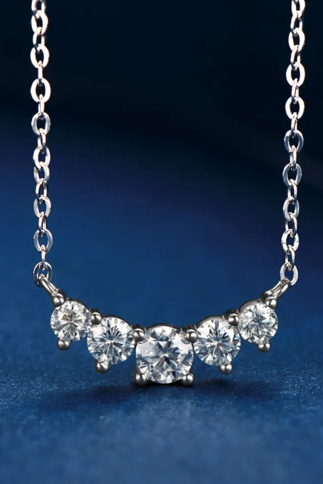 Moissanite Pendant Necklace Trendsi Necklaces