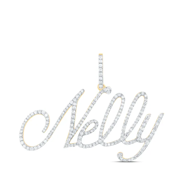Necklaces GND 10Kt Gold 78CtwDia P1 Gift Nelly Pendant